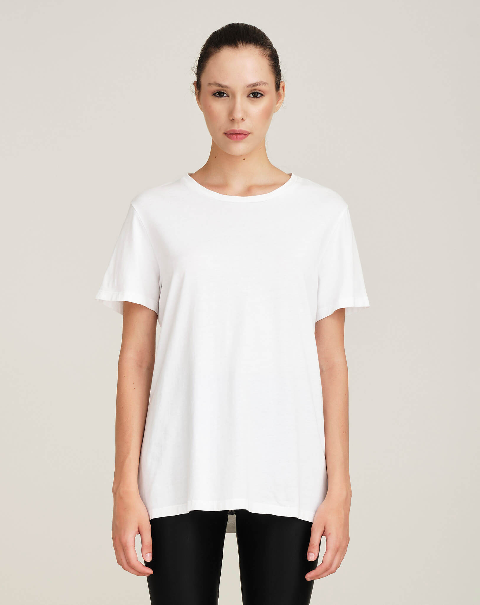 Moncler- White Cotton Tshirt Oversize